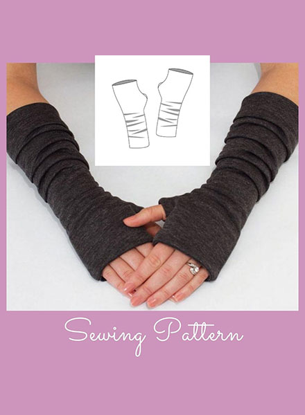 Fingerless Glove Pattern – Women's Sewing Pattern - Gina Renee Designs