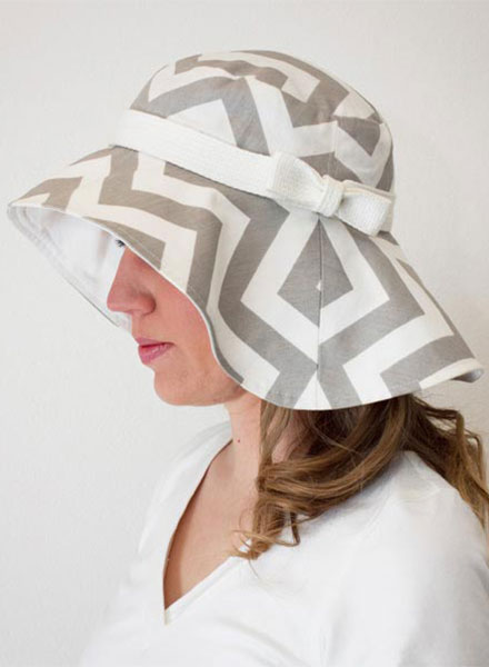 Sunhat Sewing Pattern with Bow